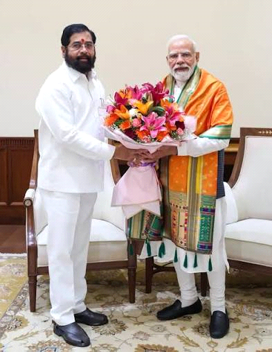 शिंदे ने की पीएम मोदी से मुलाकात