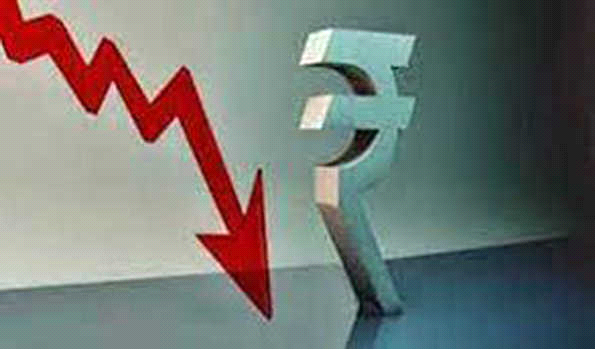 रुपया 28 पैसे लुढ़का
