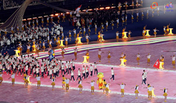 हांगझोउ में हुआ 19वें एशियाई खेल का उद्घाटन