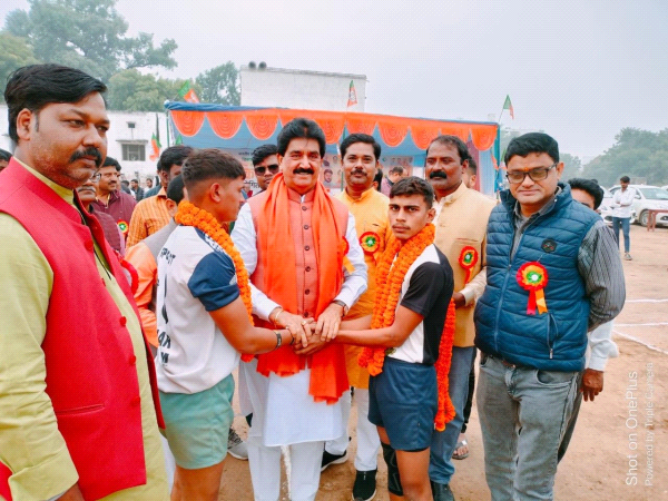 जौनपुर : तीन दिवसीय नमो कबड्डी प्रतियोगिता का शुभारंभ
