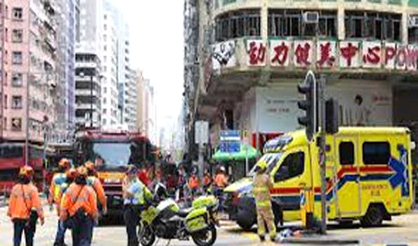हांगकांग के जिम में आग लगने से पांच लोगों की मौत