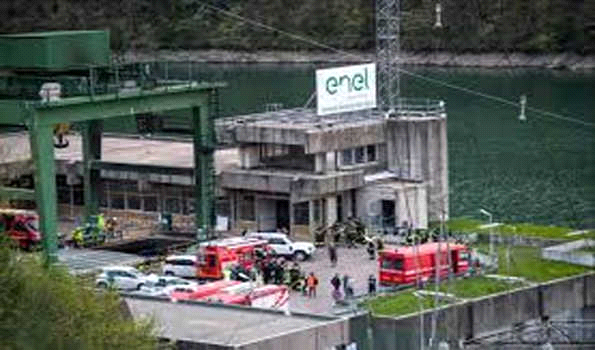 इटली में पनबिजली संयंत्र में विस्फोट से तीन की मौत, चार गंभीर रूप से झुलसे