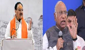 भाजपा अध्यक्ष जेपी नड्डा का कांग्रेस अध्यक्ष मल्लिकार्जुन खरगे पर पलटवार, झूठ परोसने का लगाया आरोप
