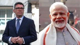 पीएम मोदी ने यूके का प्रधानमंत्री बनने पर एंडी बर्नहम को दी बधाई
